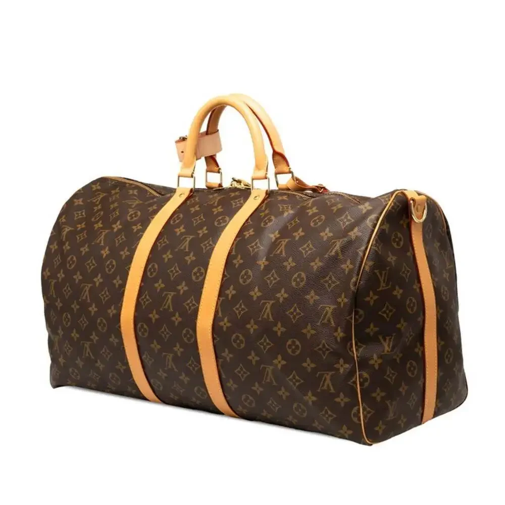 LOUIS VUITTON Brown Monogram Leather Shoulder Bag